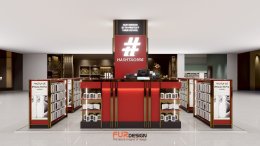 Design, manufacture, and installation: Hashtag Mobile Shop, Central World, Bangkok
